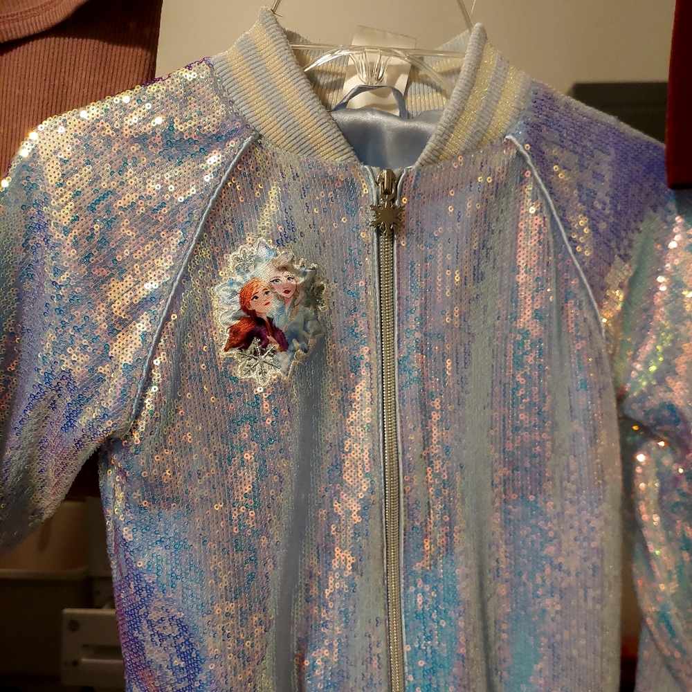 Disney Frozen Sequin Jacket. Excellent condition! Please see photos